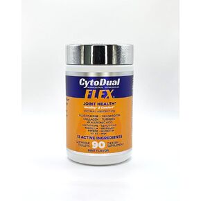 CytoDual Flex – Glucosamine, Chondroitin, MSM, H. Acid, Collagen – Joint Support for Back, Knees & Hands – Mobility, Cartilage, Antioxidant, Multi-Action – Fast-Acting Chewables – 90 Days