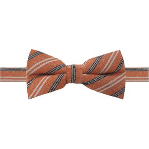 Jacob Alexander Men's Ellison Variegated Diagonal Stripe Pre-Tied Adjustable Banded Bow Tie