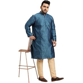 Sojanya Plus (منذ عام 1958) ، تصميم كريم حرير المزيج الذاتي فقط Kurta