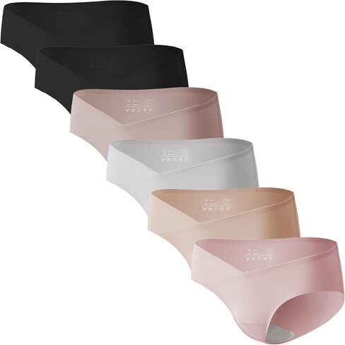 Angelhood Maternity Underwear Seamless, Pregnancy Panties Postpartum Maternity Underwear Under Bump Pack of 6, 5, 3 in Saudi Arabia