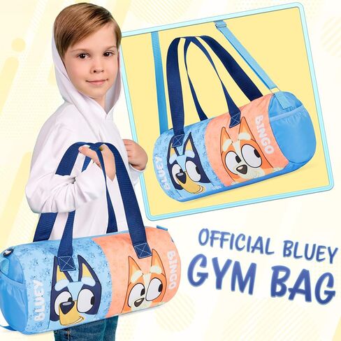 حقيبة Bluey Gym for Kids Duffle Bag Cute Travel Holdall Bag Weeken for Sports Gym Class Dance With Gopicets Travel Essentials (Bluey Bingo) in Kuwait