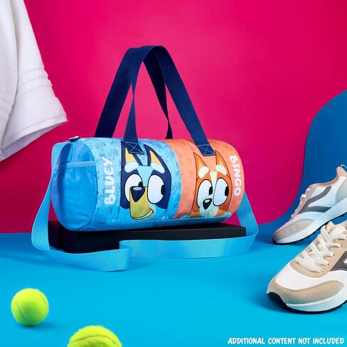 حقيبة Bluey Gym for Kids Duffle Bag Cute Travel Holdall Bag Weeken for Sports Gym Class Dance With Gopicets Travel Essentials (Bluey Bingo) in Kuwait