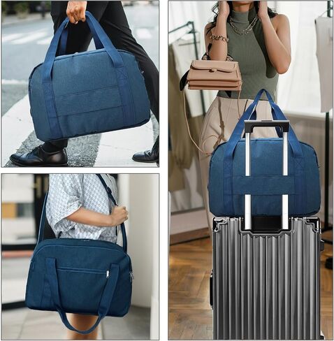 18" Small Carry on Bags for Airplanes with Laptop & Wet Compartment Underseat for Spirit Airlines Personal Item Travel Bag 18x14x8 in Duffle Gym Bag for Women Men in Kuwait