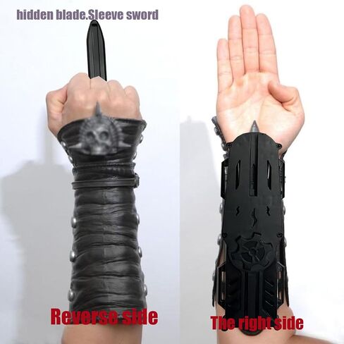 Hidden Blade Hidden Weapons Cosplay Weapons Props 1:1 Hidden Blade，Hidden Sword，Role Playing Weapon Props Black Flag 4 Edward in Saudi Arabia