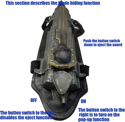 Hidden Blade Hidden Weapons Cosplay Weapons Props 1:1 Hidden Blade，Hidden Sword，Role Playing Weapon Props Black Flag 4 Edward in Saudi Arabia