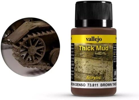 Vallejo Black Thick Mud Model Paint Kit in Saudi Arabia