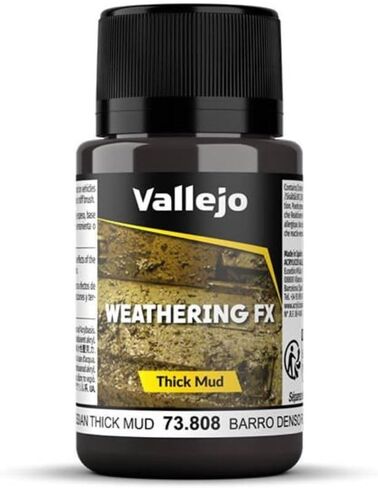 Vallejo Black Thick Mud Model Paint Kit in Saudi Arabia