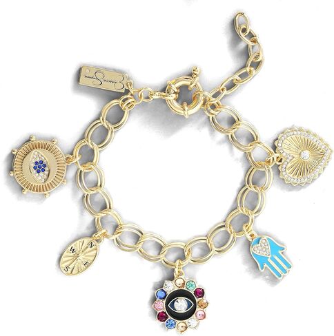 Jessica Simpson Womens Evil Eye Bracelet - Gold-Tone Evil Eye Bracelets for Women in Saudi Arabia