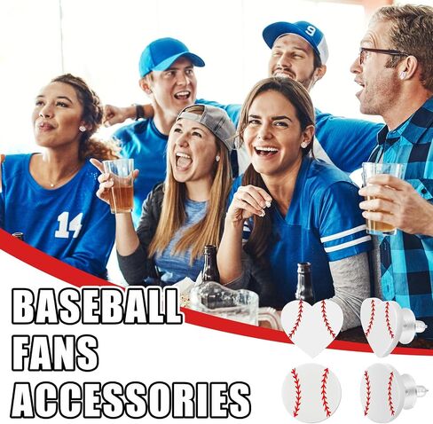Quelay 24 Set Graduation Baseball Softball Stud arring for Women Sport arring with Card for Mom Fan Jewelry Gift in Kuwait