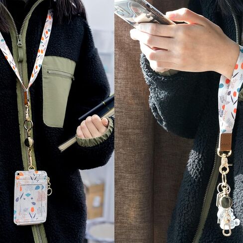 2 حزمة من حامل شارة الهوية المعدنية القابلة للسحب مع سلك وسلسلة مفاتيح بحلقة تسلق (ذهبي) in Kuwait