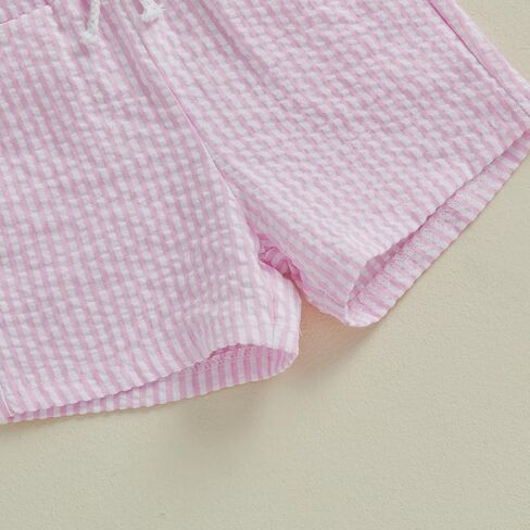 Thorn Tree Toddler Girls Shorts Set Summer Times Sleeveless T-Shirt Watermelon/Floral Shorts Little Girls Clothes in Kuwait