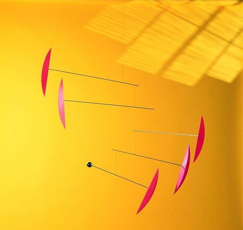 Tango Black Hanging Mobile - 40 Inches - Steel and Plastic - Handmade in Denmark by Flensted in Saudi Arabia