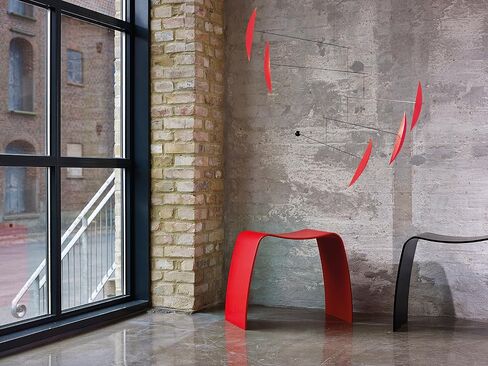 Tango Black Hanging Mobile - 40 Inches - Steel and Plastic - Handmade in Denmark by Flensted in Saudi Arabia