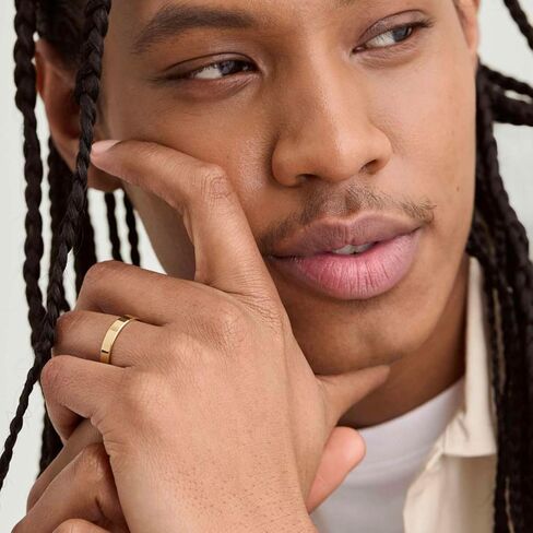 3pcs 14K Gold Plated Rings for Women Dainty Gold Stacking Band Thin Gold Thumb Pinky Finger Ring Non Tarnish Comfort Fit Size 5 to 10 | 2mm 4mm 6mm | Gold and Silver in Kuwait