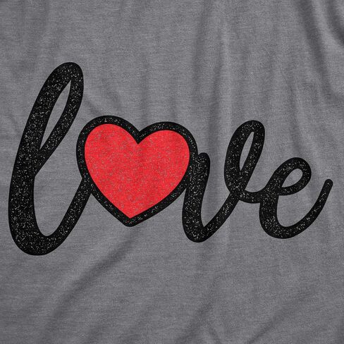 Womens Valentines Shirts Cute Heart T Shirts Funny Valentines Day Tees for Ladies in Saudi Arabia