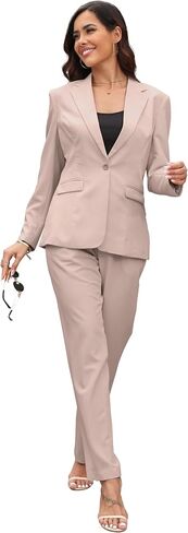 Women's Suits for Work Professional Womens Suits 2 Piece Set Business Suit for Women in Saudi Arabia