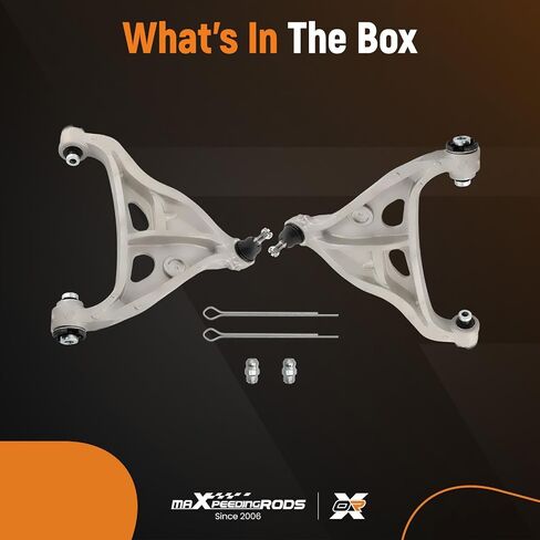 MaxPeedingRods 2pc ذراع التحكم السفلي الأمامي مع مفاصل الكرة 2004-2008 Ford F-150 2006-2008 Lincoln Mark LT ، استبدال K80401 K80403 in Kuwait