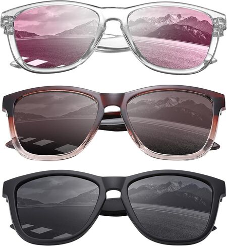 KesaPlan Classic Polarized Sunglasses Womens Mens, Trendy Retro Womens Sunglasses Men Driving Sun Glasses UV Protection in Saudi Arabia
