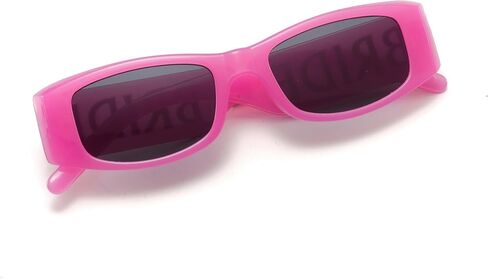 Aimée 25SS Rectangular Frame Bachelorette Sunglasses, Metal Plated BRIDE Temples, P/bride Sunglasses Collection in Saudi Arabia