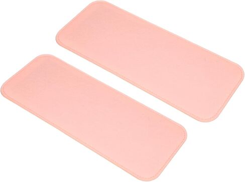 uxcell 2Pcs Felt Base Shaper, 12.4x5 Inch Rectangle Bag Bottom Shaper Pad Bag Cushion Base Purse Liner Board Insert Arc Corner for Handbags Tote Crossbody Bag Backpack, Black in Saudi Arabia