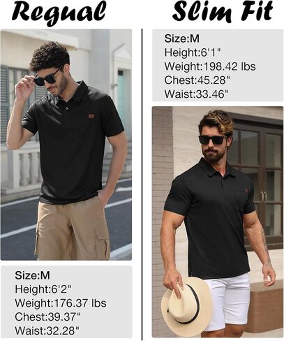 ZITY MENS WAFFLE POLO قمصان غير رسمية قصيرة الأكمام بولو للرجال رطوبة الفتوة تي شيرت مع جيب in Saudi Arabia