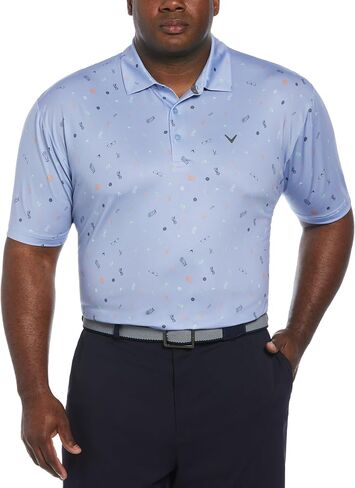 Callaway Men's Short Sleeve All-Over Golf Bag Essentials Print in Saudi Arabia