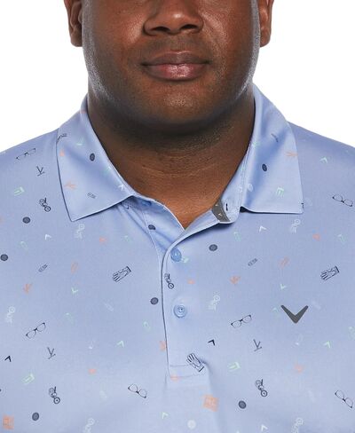 Callaway Men's Short Sleeve All-Over Golf Bag Essentials Print in Saudi Arabia