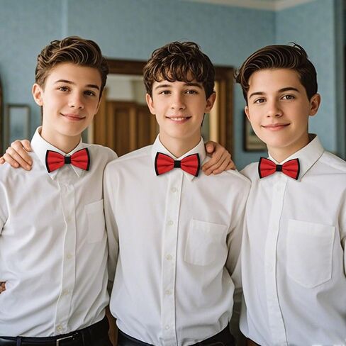 Bow Ties for Men, Bowties Men Adjustable Men's Pre-tied Bow Tie for Wedding Party School Leisure Graduation Banquet in Saudi Arabia