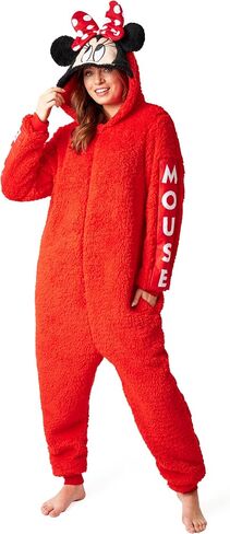 Disney Stitch Womens Fleece Pajama Hooded Cosy Lounge Wear Fluffy Fleece Nightwear Stitch Gifts for Her in Saudi Arabia