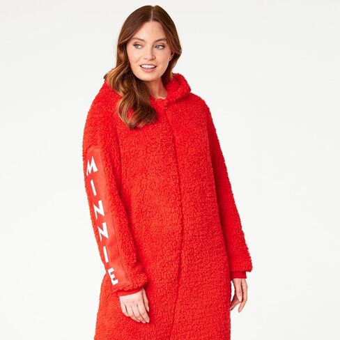 Disney Stitch Womens Fleece Pajama Hooded Cosy Lounge Wear Fluffy Fleece Nightwear Stitch Gifts for Her in Saudi Arabia