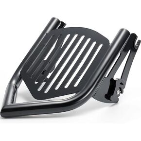 MoKitDora Touring Luggage Rack Rear Grab Handles Bracket for 2009-Later Harley Road Glide Road King Street Glide Electra Glide, Black