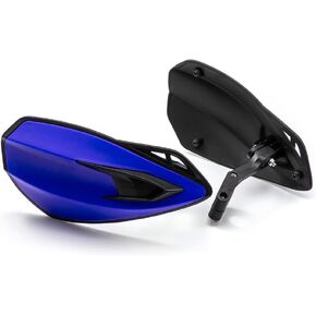 دراجة نارية يدوية 7/8 '' 22 مم حراس يدوية الألمنيوم العالمي للدراجة الأوساخ MX Motocross Supermoto Racing ATV Quad Scooter (Blue)