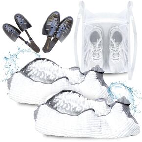 New Technology 2025 Shoe Washing Machine Bag With Lock Zipper, Shoe Tree And Mesh Laundry Bags For Washer And Dryer - Shoe Bag For Washing Machine