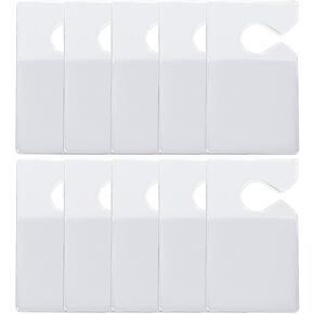 6 PCS Clear Parking Permit Holder, 3×5 Inches Transparent Vertical Parking Lot Pass Rearview Mirror Hanger, Recyclable Parking Permit Hang Tag for Car Passes Permits Stickers