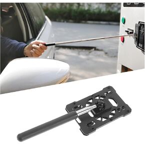 Telescopic Rod Card Holder Reacher,Parking Toll Swiping Rod Telescopic Rod Card Holder,Car Parking Contactless Payment Rod Vehicle Parking Toll Swiping Stick