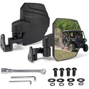 مرايا kemimoto UTV الجانبية المتوافقة مع CFMOTO UFORCE 1000 1000 XL 2019-2025 ، 2.4-4.3ENCH 360 ° SXS UTV Telescoping View Pirror