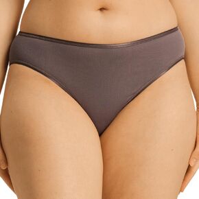 HANRO Women's Cotton Seamless Hi-Cut Full Brief 1626