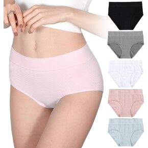 Women's comfortable textured Seamless Underwear Full Coverage Brief Ladies Panties.