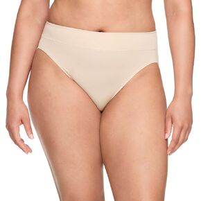Warner's Women's Pinching No Problems Dig-Free Comfort Waist Microfiber Hi-Cut 5138