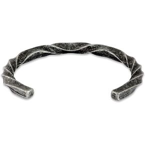 HAQUIL Celtic Twisted Cuff Bangle, Alloy Wristband, Jewelry for Men and Women
