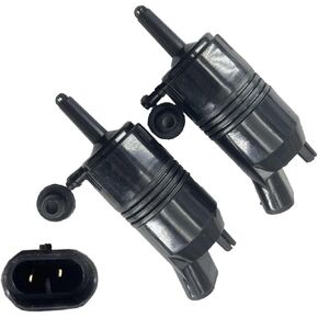 Windshield Washer Pump, Compatible with Rainier Rendezvous Escalade SRX Astro Blazer C1500 89001126, 22127573, 22087136, 22054177