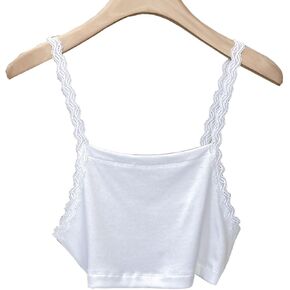 Women's Camisole Tops Modesty Panels Anti Peep Cleavage Cover Wearable Mock Camisole Bra Insert Overlay Tank