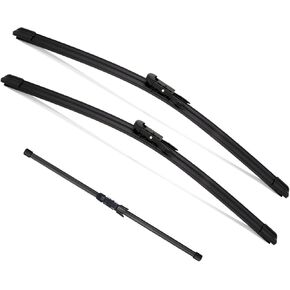 3pcs for Ford Explorer Wiper Wiper Blades 2011-2023 أداة اعتراض الشرطة 2013-2023 ، شفرات ممسحة الزجاج الأمامي الأصلي للمعدات البديلة-Tab 26 "/22"/11 "(مجموعة من 3) in Kuwait