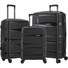 Carry-On Suitcase – 20 Inch Lightweight Hard Shell Travel Luggage for Women and Men, Spinner Wheels & TSA Lock (Rose Gold, 20 inch carry-On)