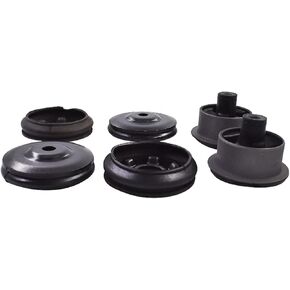 marddpair Set of 6 Rear Differential Arm Mounting Bushing & Support Rubber Kit Replacement for Honda Civic CR-V Edix Odyssey Stream 1997-2012
