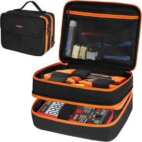 الحافلة المتوافقة مع أدوات Klein ET310 AC الباحث عن قاطع الدائرة ، ومخرج GFCI ومجموعة الاختبار الكهربائي ، حقيبة أدوات مجموعة الدوائر تناسب القياس متعدد المقاييس ، عداد المشبك وأدوات كلاين الكهربائية