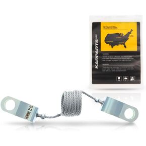 KarParts360 For Chevy C6500 Kodiak/C7500 Kodiak 1997 98 99 00 01 2002 Hood Release Cable Assembly | Black | Plastic/Metal | With Handle | Replacement For 15708316