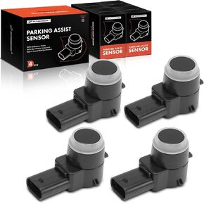 A-Premium 4-PC Reverse Backup Parking Assist Sensor Compatible with Select Mercedes-Benz & Freightliner Models - C250, C300, C350, C63 AMG, E320, E550, GLK350, Sprinter 2500 3500, GL450, S600, CLS550