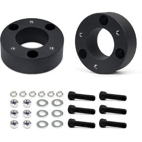 زوج جديد 3 "مجموعة رفع التسوية الأمامية متوافقة مع 04-24 Ford F-150 2WD/4WD 03-17 EXPENTION 06-14 LINCOLN MARK LT ، 3 بوصة مزورة صدمة فاصل الصدمة الفاصل مزورة من 2 بوصة