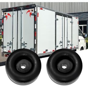 2PCS Rubber Bumpers, 2.5" Trailer Ramp Door Rubber Bump Stops, Universal Car Accessories Replacement Parts for Cargo Trailer Ramp Doors, Truck Gates